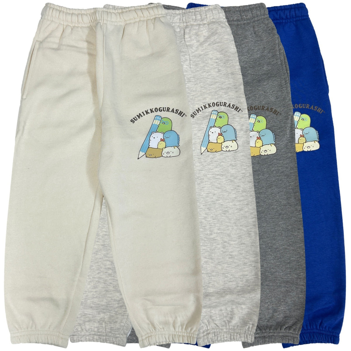 こども キッズ すみっコぐらし 裏起毛 スウェットパンツ プリント あったか 秋冬 子供服 子供 ルームウェア パンツ sg7404-610kd