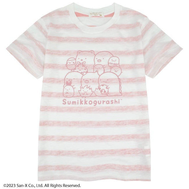 すみっコぐらし キッズ 子供服 半袖 セット ハーフパンツ ボーダー サンエックス San-x sg7632-72