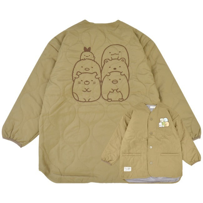すみっコぐらし サンエックス 子供 キッズ アウター 長袖 キルト 刺繍 冬 防寒 San-X sg7824-618