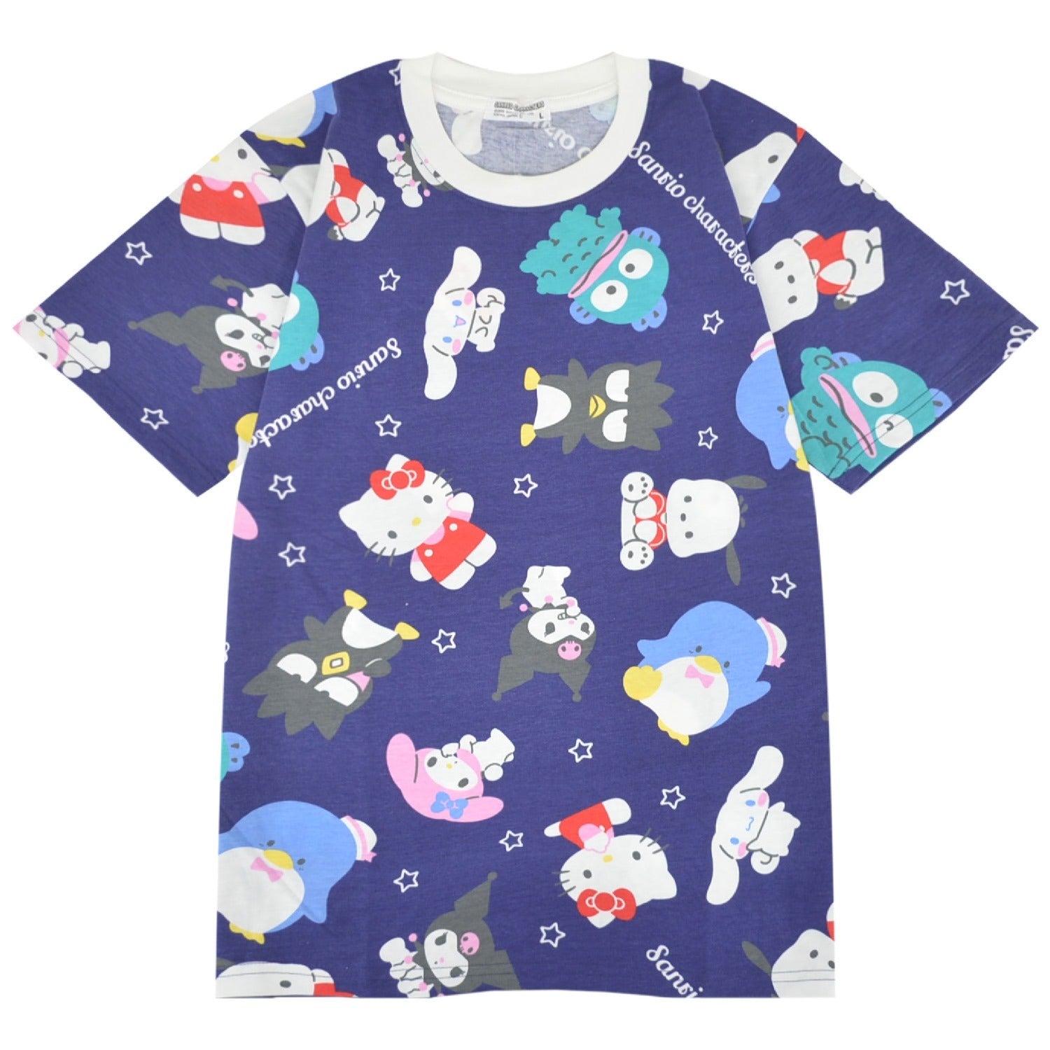 サンリオ キャラクターズ Tシャツ 半袖 総柄 プリント トップス メンズ レディース sm1152-249