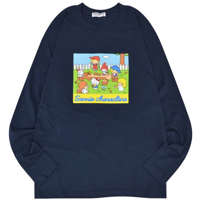 サンリオ キャラクターズ  Tシャツ 長袖 ロンT プリント メンズ レディース sm1243-36