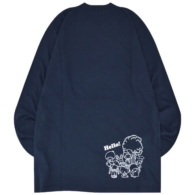 サンリオ キャラクターズ  Tシャツ 長袖 ロンT プリント メンズ レディース sm1243-36