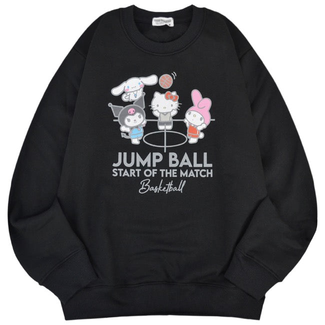 サンリオ キャラクターズ トレーナー スウェット 裏起毛 プリント 刺繍 メンズ レディース sm1344-69