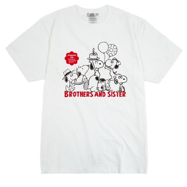 スヌーピー SNOOPY PEANUTS ベル Belle オラフ olaf マーブルス Marbles スパイク Spike アンディ Andy 半袖 Tシャツ 多色展開 レディース メンズ 家族でお揃い S M L LL　綿 プリント 誕生日 birthday　男女兼用 sn1-074