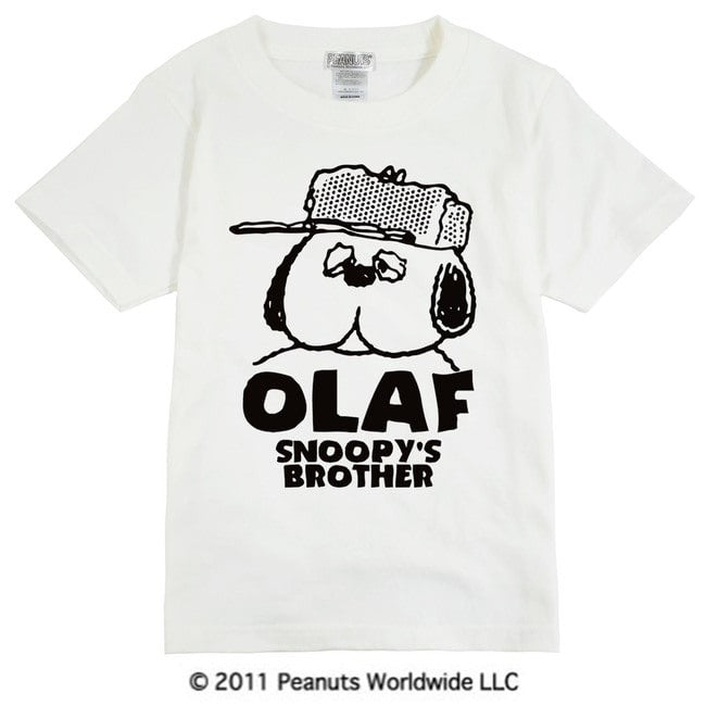 スヌーピー 兄弟 オラフ ぶさかわ 半袖Ｔシャツ キッズ　子供服 110 130 150 sn6-027