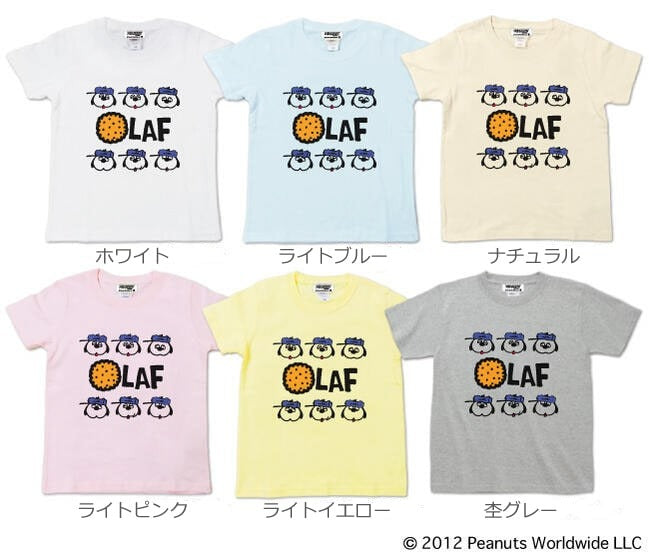 スヌーピー SNOOPY オラフ 半袖 Ｔシャツ キッズ ピーナッツ sn6-062
