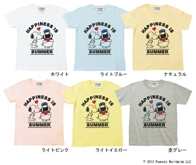 スヌーピー SNOOPY PEANUTS オラフ Olaf 半袖 Tシャツ 夏 Summer ハート スイカ 多色展開 家族お揃い 子供 KIDS 110 120 130 140 150 綿 ギフト プリント sn6-069