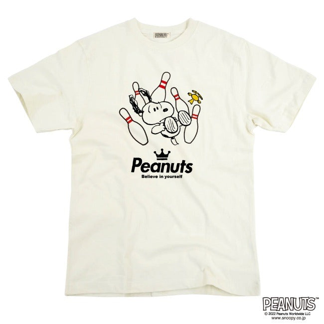 スヌーピー ピグメント 半袖 Tシャツ ボウリング ボーリング チーム 学園祭 文化祭 学祭 プレゼント ギフト 応援 観戦 サークル 部活 ユニフォーム メンズ レディース SNOOPY BIG 大きい サイズ S M L LL 3L 4L spc-bw2