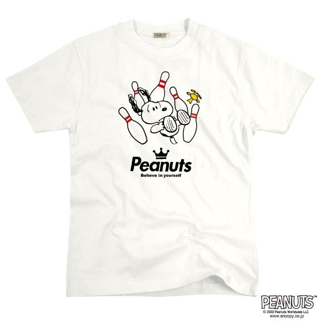 スヌーピー ピグメント 半袖 Tシャツ ボウリング ボーリング チーム 学園祭 文化祭 学祭 プレゼント ギフト 応援 観戦 サークル 部活 ユニフォーム メンズ レディース SNOOPY BIG 大きい サイズ S M L LL 3L 4L spc-bw2