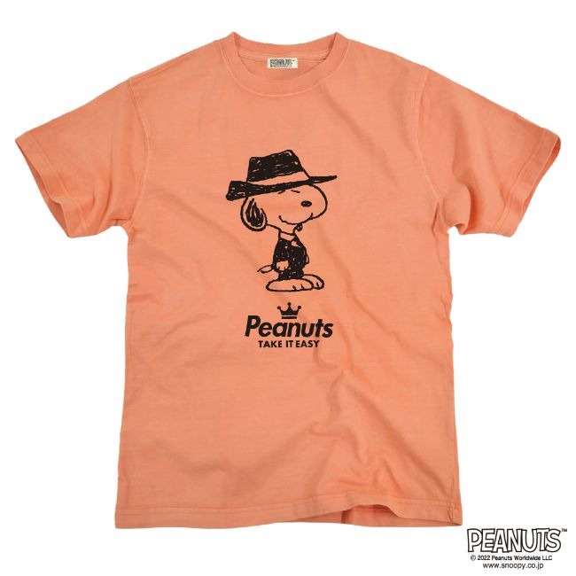スヌーピー 黒服 スーツ 半袖 Tシャツ 当店 限定 デザイン スヌーピー SNOOPY ピーナッツ カジュアル アメカジ プリント S M L LL 3L 4L spc-mib_03