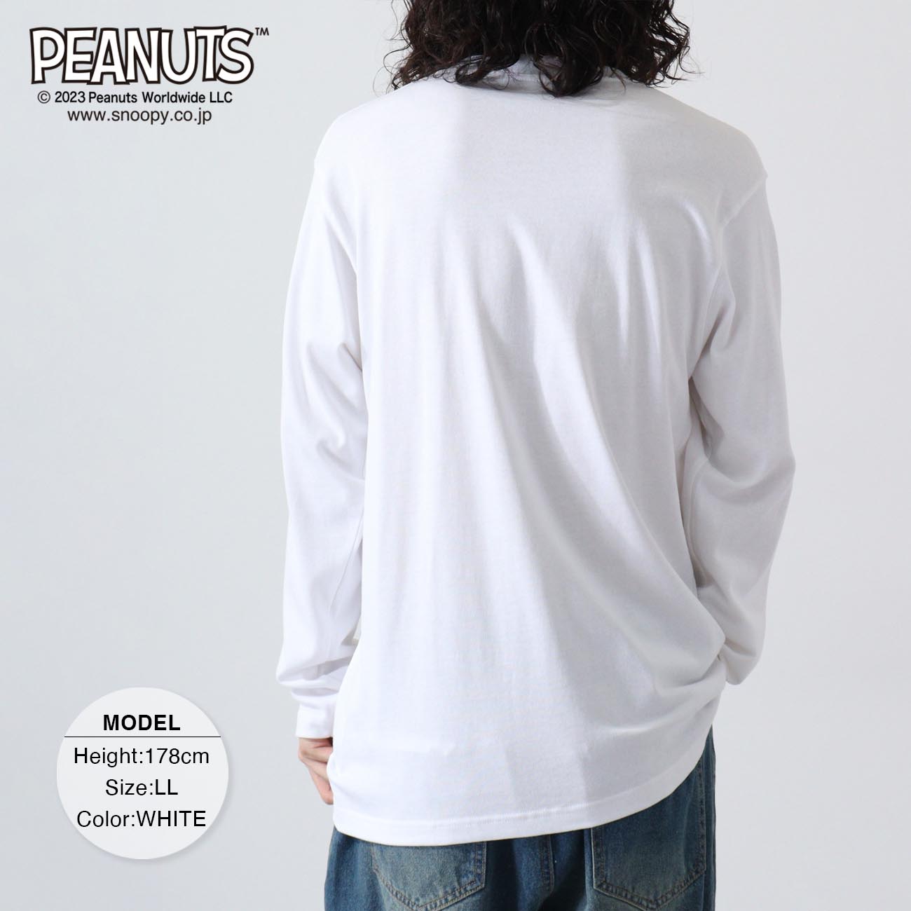 スヌーピー ピーナッツ 長袖 ロックオンスヌーピー Tシャツ 春夏秋 バンド snoopy spc-rb-002