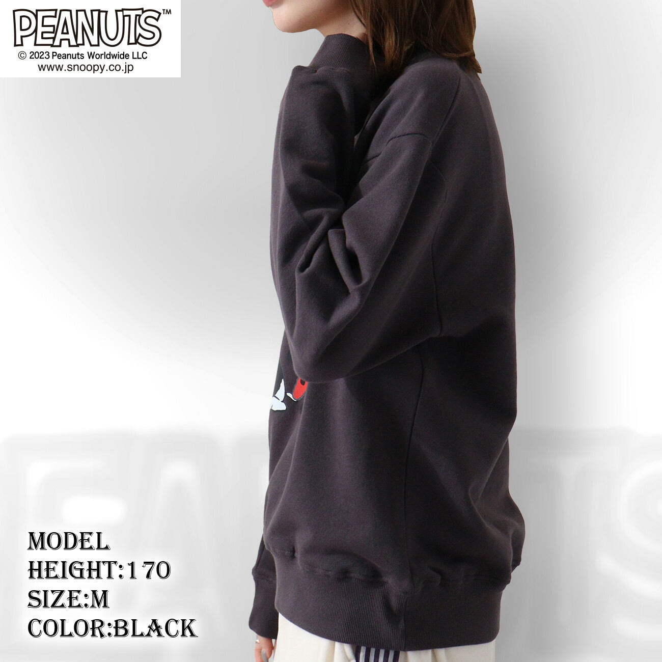 スヌーピー ピーナッツ ロックオン 裏毛 トレーナー オラフ  ライナス 国旗 秋冬 snoopy PEANUTS spc-rb-013