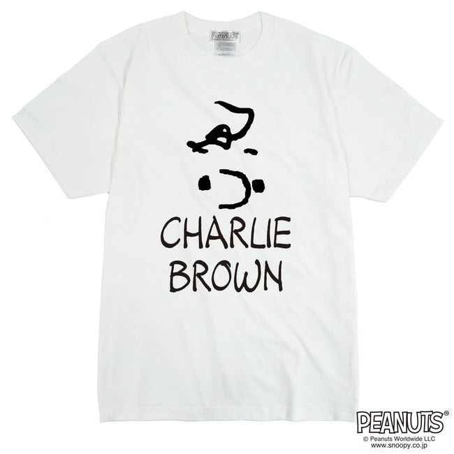 チャーリーブラウン charliebrown 半袖 Tシャツ スヌーピー SNOOPY PEANUTS フェイスプリント キャラクター レディース メンズ S M L LL spc119-02-d