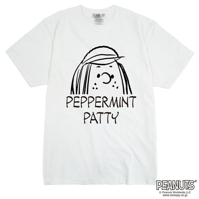 スヌーピー SNOOPY PEANUTS ペパーミントパティ peppermintpatty 半袖 Tシャツ メンズ レディース キャラクター S M L LL 綿 フェイスプリント spc119-05-d