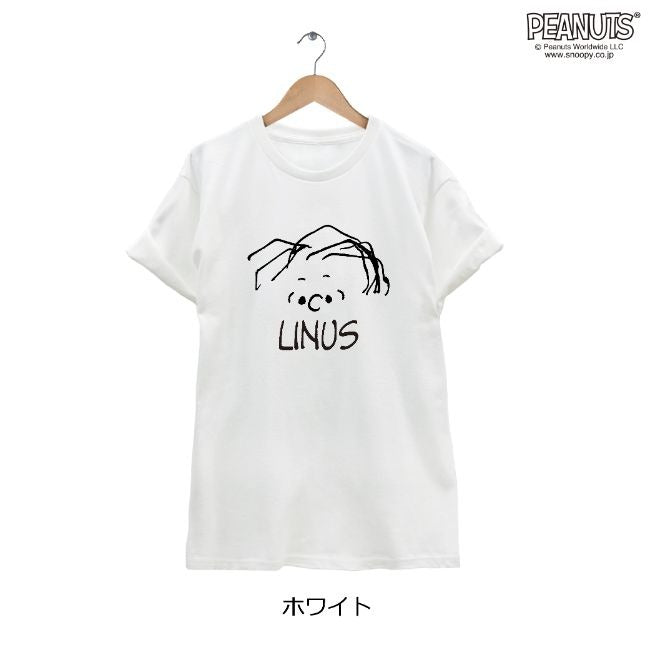 スヌーピー SNOOPY PEANUTS ライナス linus 半袖 Tシャツ メンズ レディース キャラクター S M L LL 綿 フェイスプリント spc119-06-d