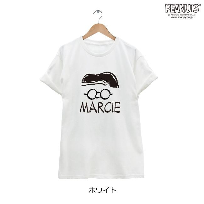 スヌーピー SNOOPY PEANUTS マーシー marcie 半袖 Tシャツ メンズ レディース キャラクター S M L LL 綿 フェイスプリント spc119-08-d
