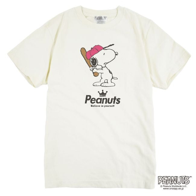 スヌーピー ピグメント 半袖 Tシャツ 野球 ベースボール バッター 学園祭 文化祭 学祭 プレゼント ギフト チーム 応援 観戦 サークル 部活 ユニフォーム メンズ レディース SNOOPY BIG 大きい サイズ S M L LL 3L 4L spc-bab1