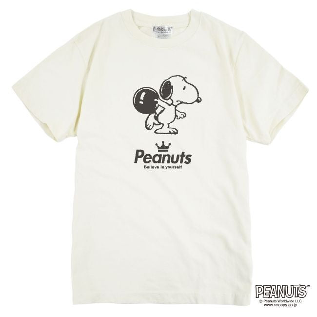 スヌーピー ピグメント 半袖 Tシャツ ボウリング ボーリング チーム 学園祭 文化祭 学祭 プレゼント ギフト 応援 観戦 サークル 部活 ユニフォーム メンズ レディース SNOOPY BIG 大きい サイズ S M L LL 3L 4L spc-bw1
