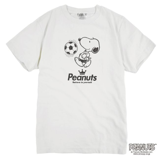 スヌーピー ピグメント 半袖 Tシャツ サッカー フットボール フットサル 学園祭 文化祭 学祭 プレゼント ギフト チーム 応援 観戦 サークル 部活 ユニフォーム メンズ レディース SNOOPY BIG 大きい サイズ S M L LL 3L 4L spc-fb1