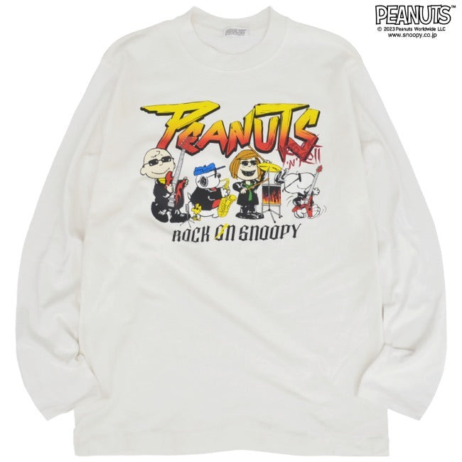 スヌーピー ピーナッツフレンズ ロックオン オラフ 長袖Tシャツ Tシャツ ヘビーウェイト snoopy PEANUTS spc-rb-012