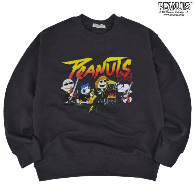 スヌーピー ピーナッツ ロックオン オラフ 裏毛 トレーナー ロック バンド 秋冬 snoopy PEANUTS spc-rb-014