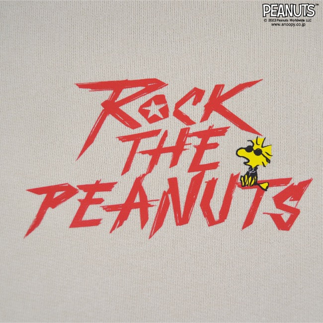 スヌーピー オラフ ロック ライナス 国旗 裏毛 プルパーカー バンド 春秋冬 snoopy PEANUTS spc-rb-015