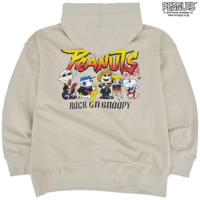 スヌーピー ピーナッツ ロック オラフ 裏毛 プルパーカー バンド 春秋冬 snoopy PEANUTS spc-rb-016