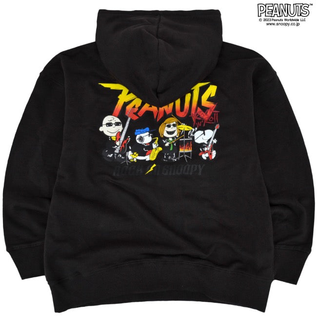 スヌーピー ピーナッツ ロック オラフ 裏毛 プルパーカー バンド 春秋冬 snoopy PEANUTS spc-rb-016