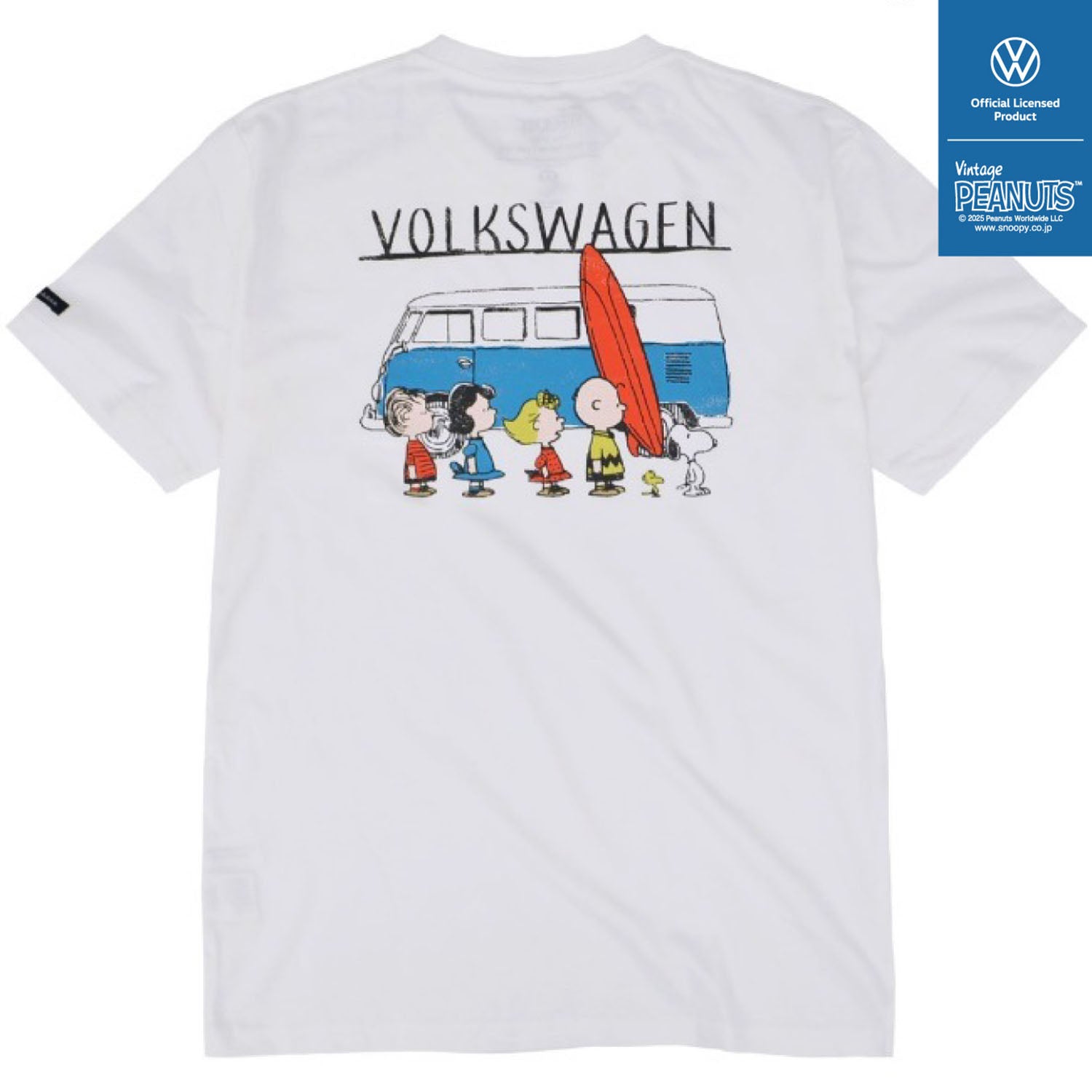 スヌーピー ピーナッツ フォルクス ワーゲン Tシャツ 半袖 トップス コラボ SNOOPY PEANUTS VOLKSWAGEN svw1132-404