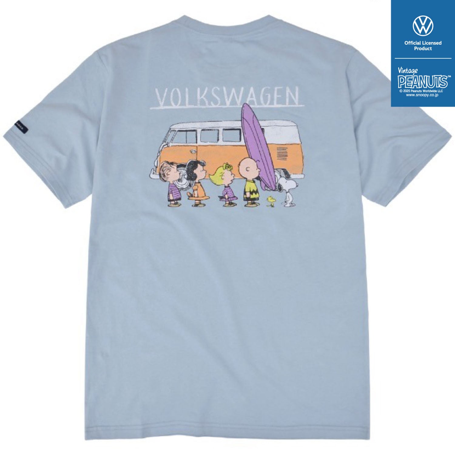 スヌーピー ピーナッツ フォルクス ワーゲン Tシャツ 半袖 トップス コラボ SNOOPY PEANUTS VOLKSWAGEN svw1132-404