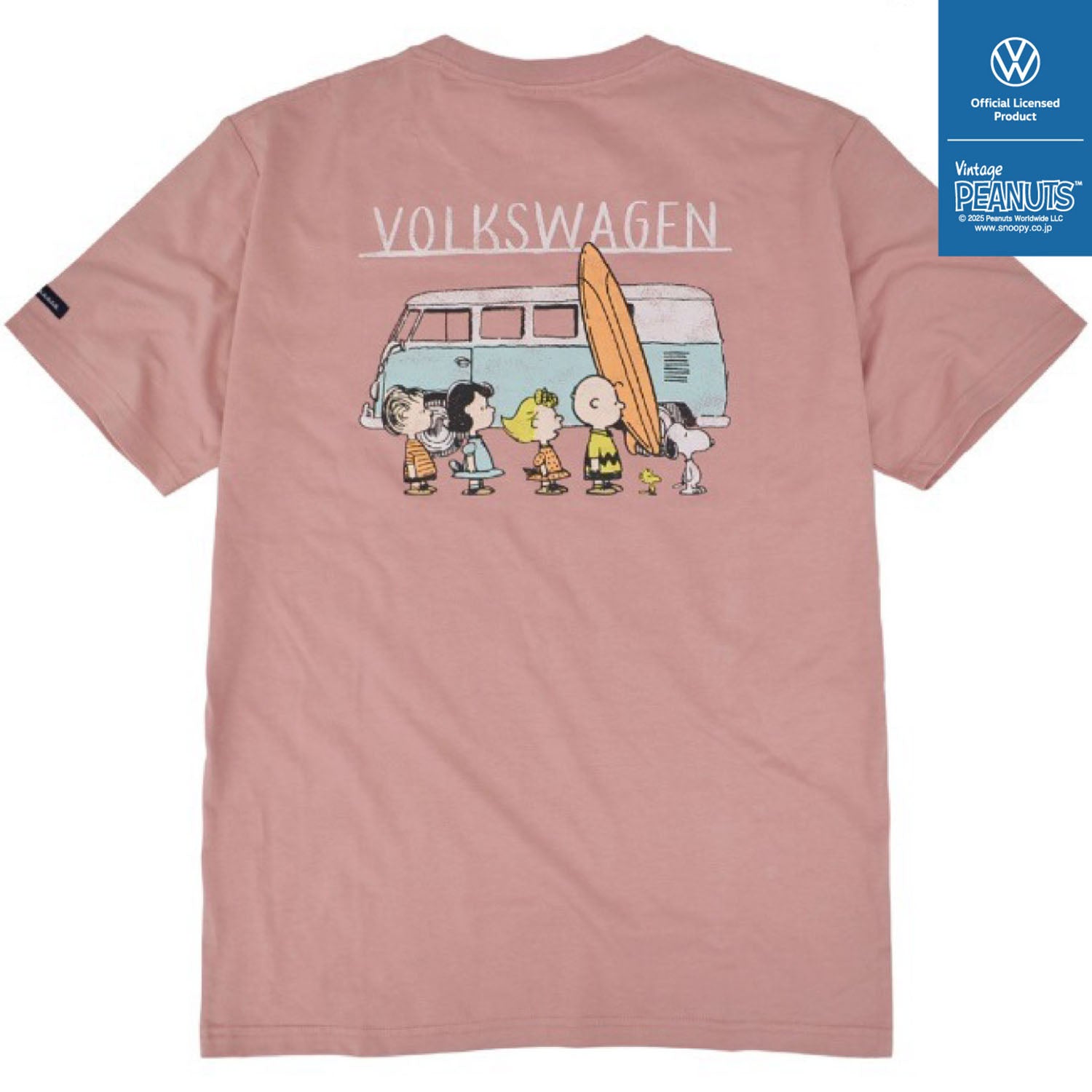 スヌーピー ピーナッツ フォルクス ワーゲン Tシャツ 半袖 トップス コラボ SNOOPY PEANUTS VOLKSWAGEN svw1132-404