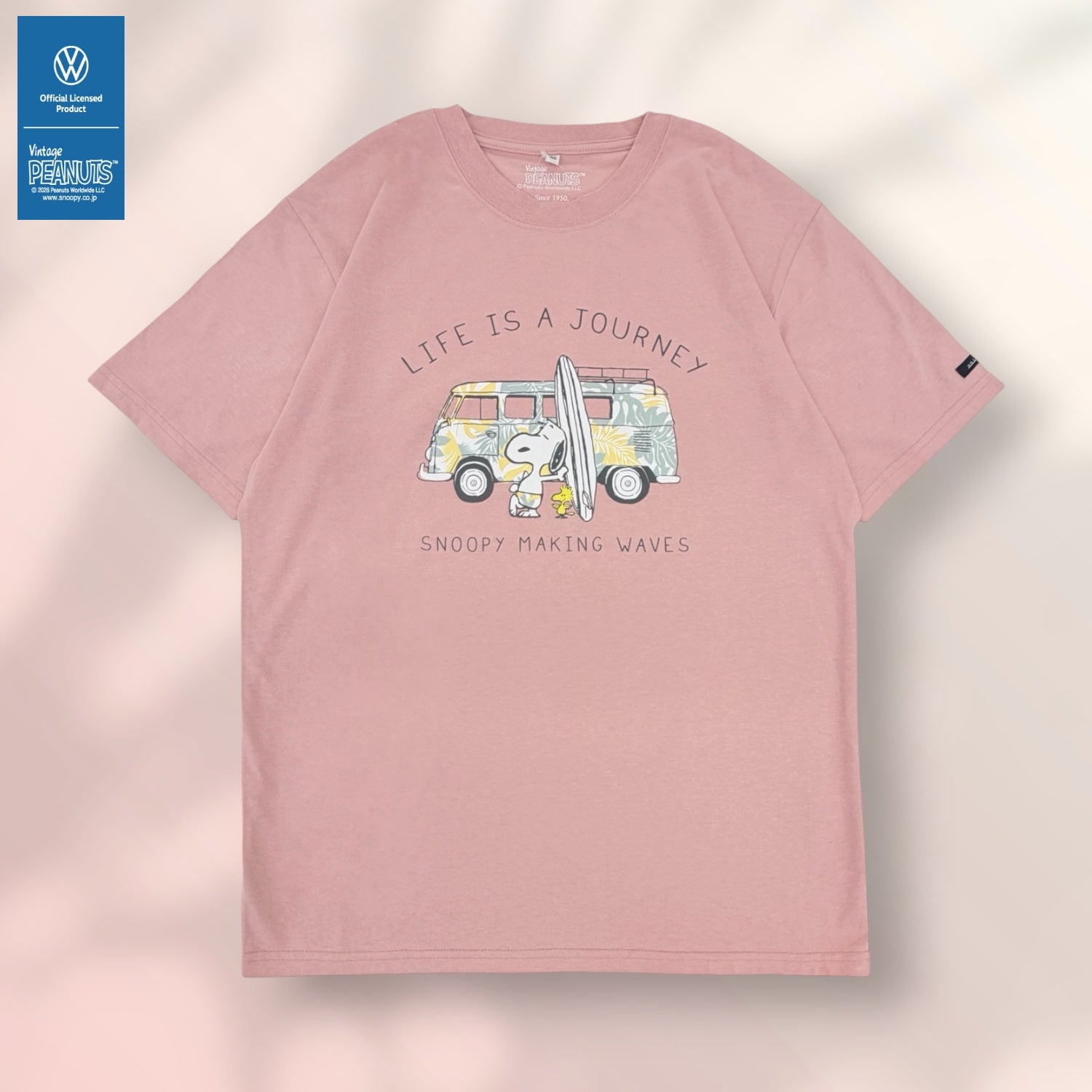 スヌーピー フォルクスワーゲン 半袖 Tシャツ 天竺 春 夏 プリント メンズ レディース PEANUTS SNOOPY VOLKSWAGEN svw1152-156