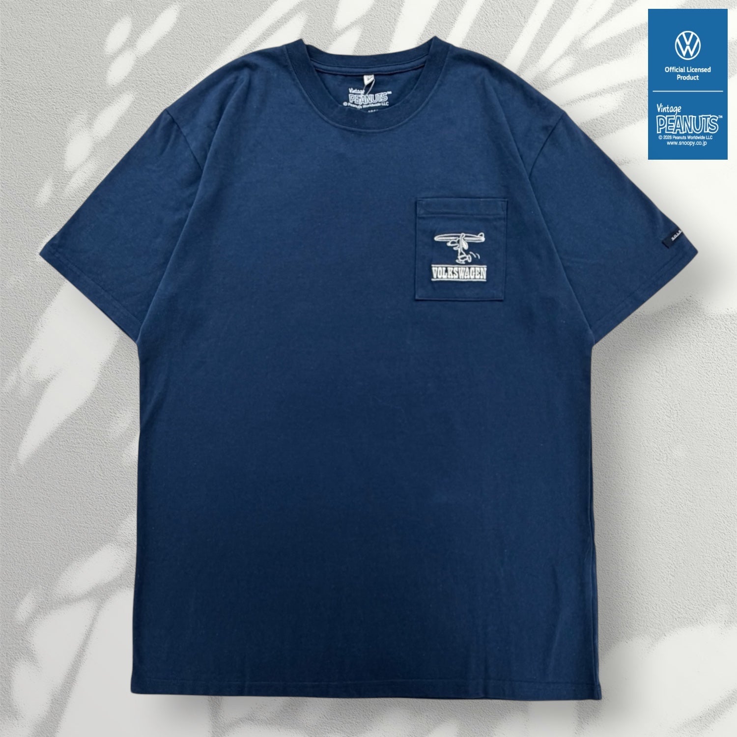 スヌーピー フォルクスワーゲン 半袖 バックプリント Tシャツ 春夏 プリント シャツ PEANUTS SNOOPY VOLKSWAGEN svw1152-157