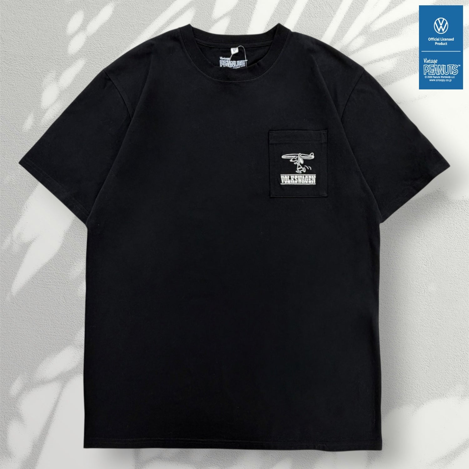スヌーピー フォルクスワーゲン 半袖 バックプリント Tシャツ 春夏 プリント シャツ PEANUTS SNOOPY VOLKSWAGEN svw1152-157