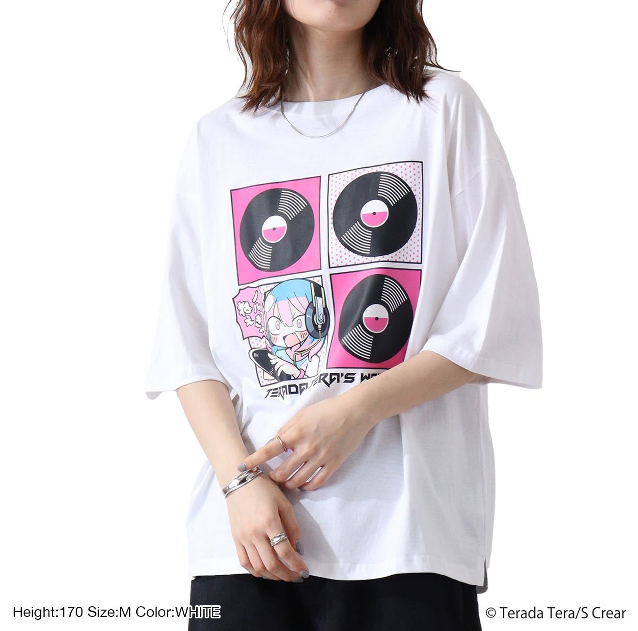 寺田てら Tシャツ トップス イラスト ビックT 半袖 オーバーサイズ クリエイター イラストレーター tt1132-396