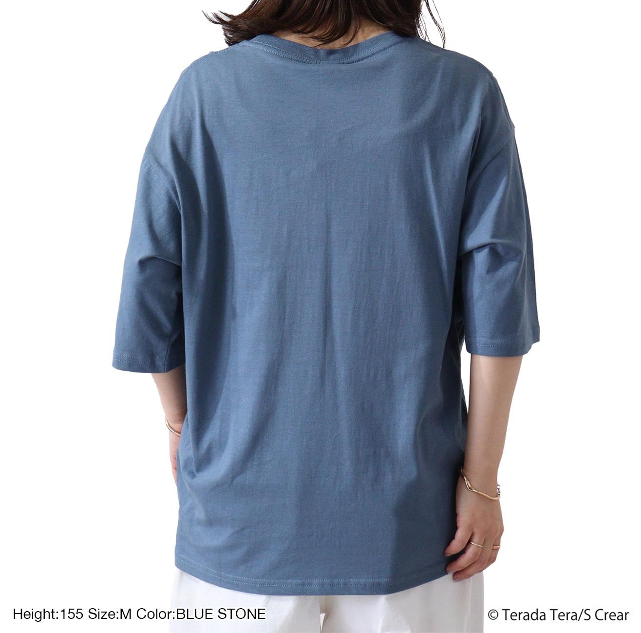 寺田てら Tシャツ トップス イラスト ビックT 半袖 オーバーサイズ クリエイター イラストレーター tt1132-396