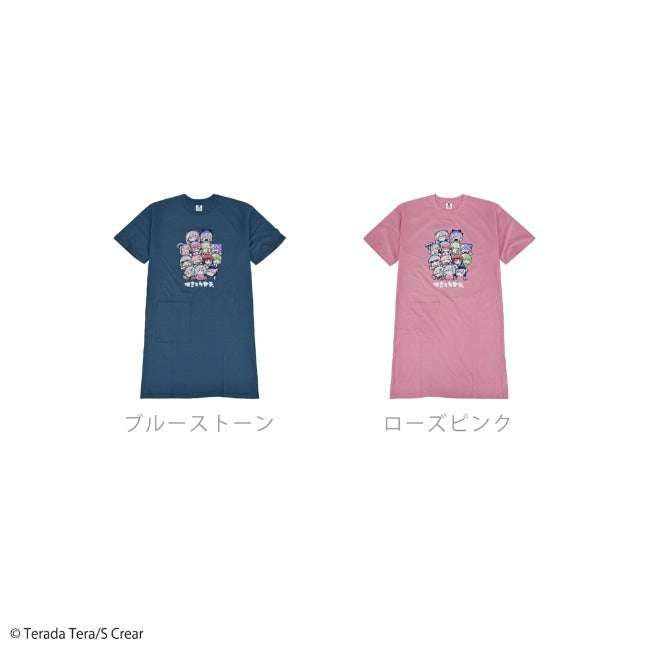 寺田てら Tシャツ トップス ワンピース イラスト スーパービックT 半袖 オーバーサイズ クリエイター イラストレーター tt1132-398
