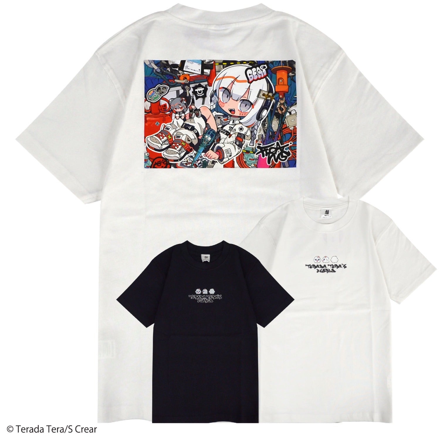 寺田てら 半袖 Tシャツ トップス プリント イラスト イラストレーター tt1442-370