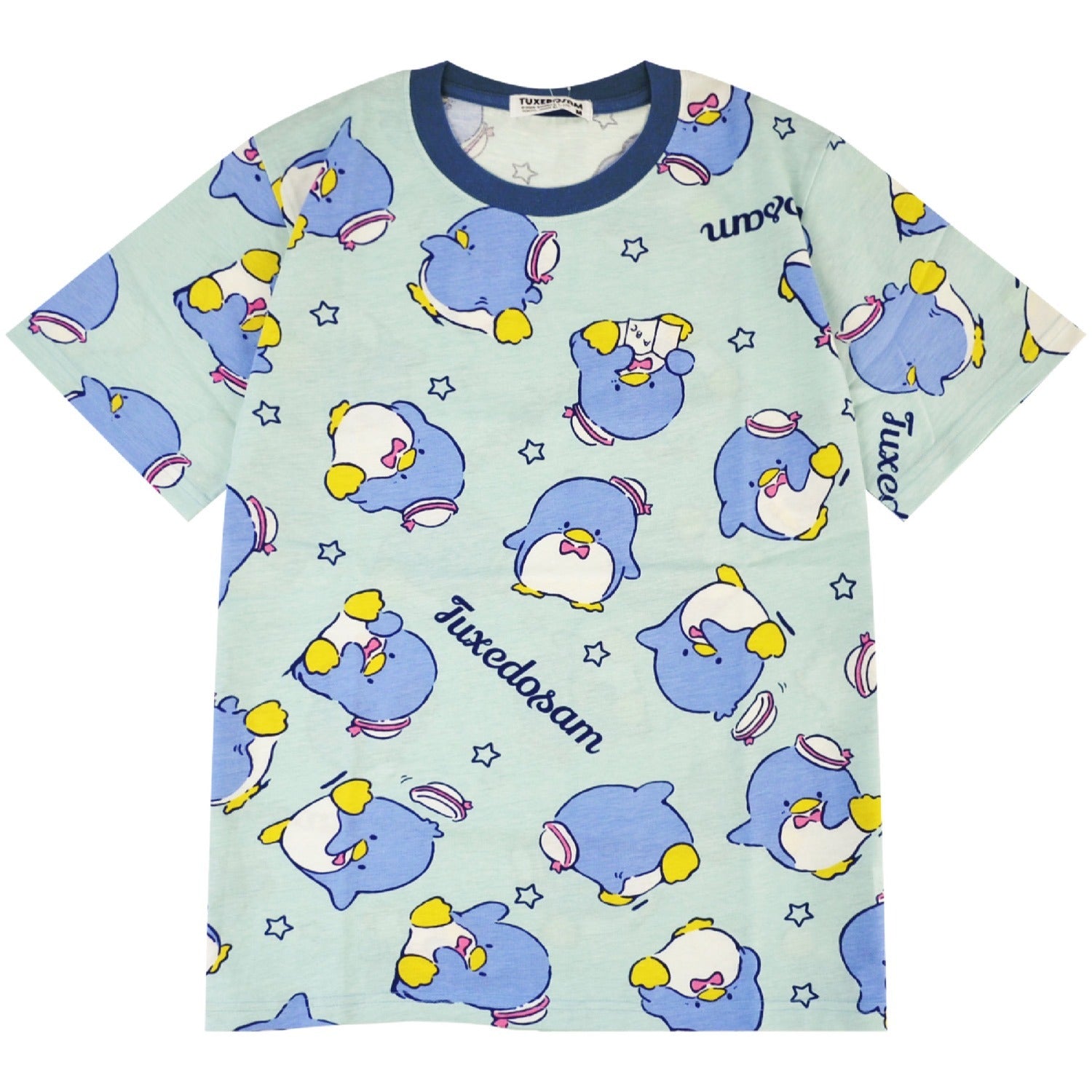 タキシードサム Tシャツ 半袖 総柄 プリント トップス サンリオ キャラクターズ メンズ レディース tx1152-248