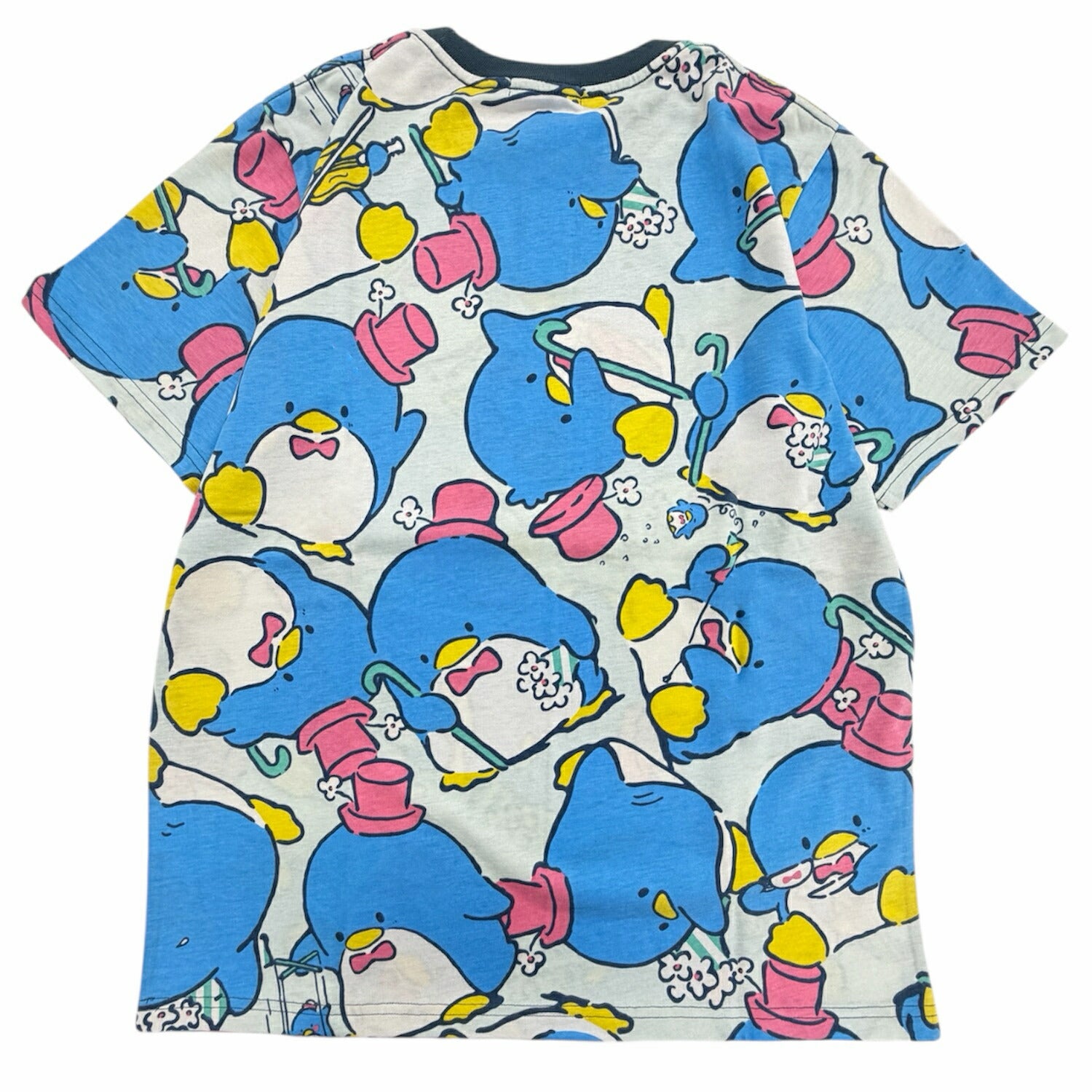 タキシードサム 半袖 Tシャツ 総柄 プリント トップス 天竺 メンズ レディース サンリオ キャラクターズ 夏 tx1162-54
