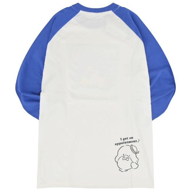 タキシードサム Tシャツ 長袖 ロンT 七分袖 ラグラン サンリオ キャラクターズ プリント メンズ レディース tx1243-27