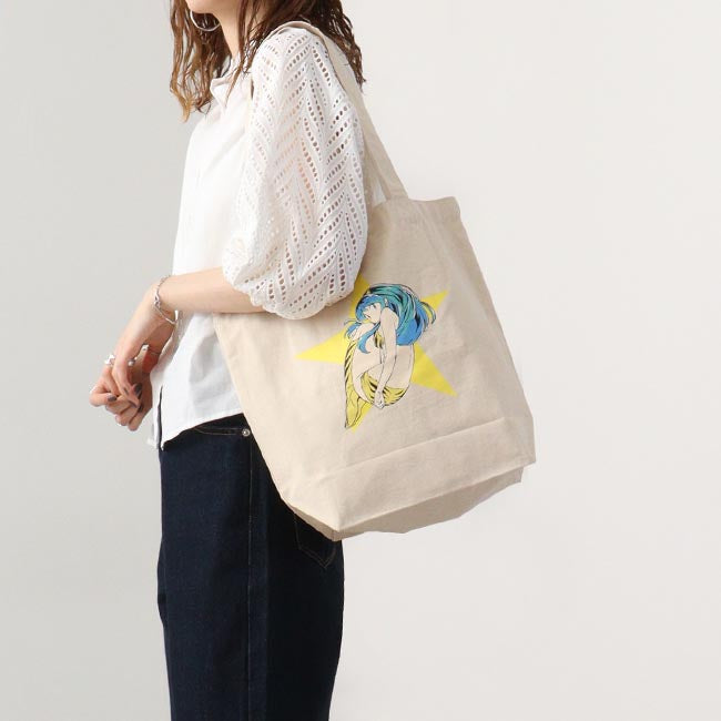 うる星やつら ラムちゃん トートバッグ プリント 刺繍 エコバック カバン BAG uy-22009