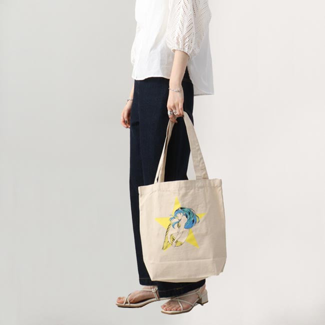 うる星やつら ラムちゃん トートバッグ プリント 刺繍 エコバック カバン BAG uy-22009