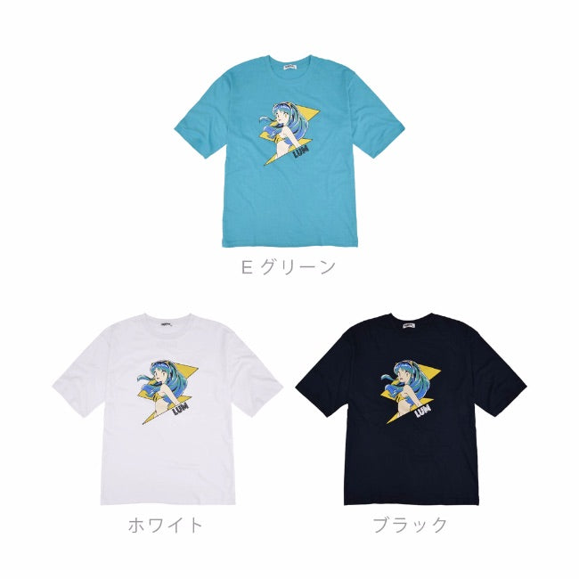 うる星やつら ラムちゃん 小学館 アニメ 漫画 Tシャツ ビックシルエット 半袖 トップス プリント uy1132-320