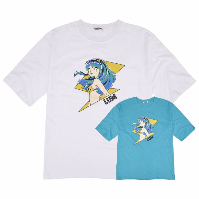 うる星やつら ラムちゃん 小学館 アニメ 漫画 Tシャツ ビックシルエット 半袖 トップス プリント uy1132-320