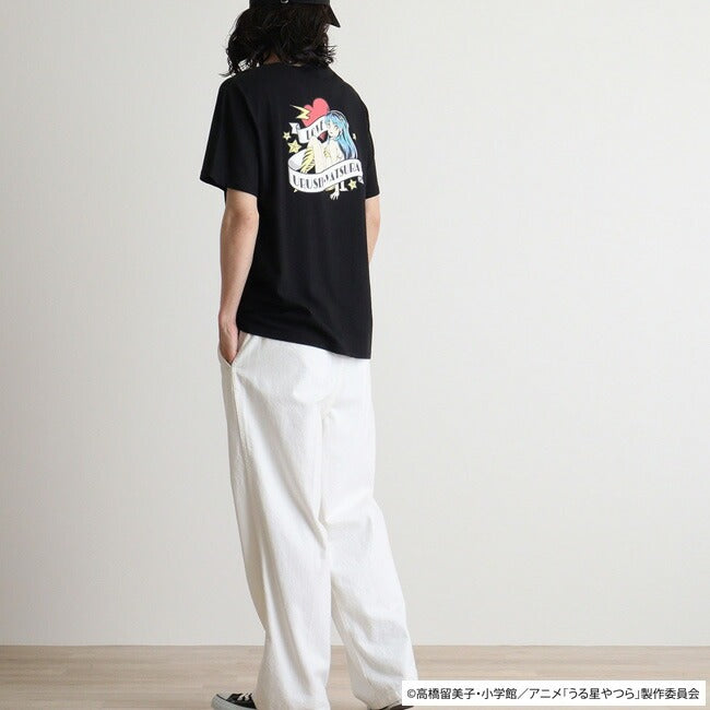 うる星やつら Tシャツ 半袖 トップス プリント 刺繍  ラムちゃん 小学館 漫画 アニメ キャラクター uy1142-11