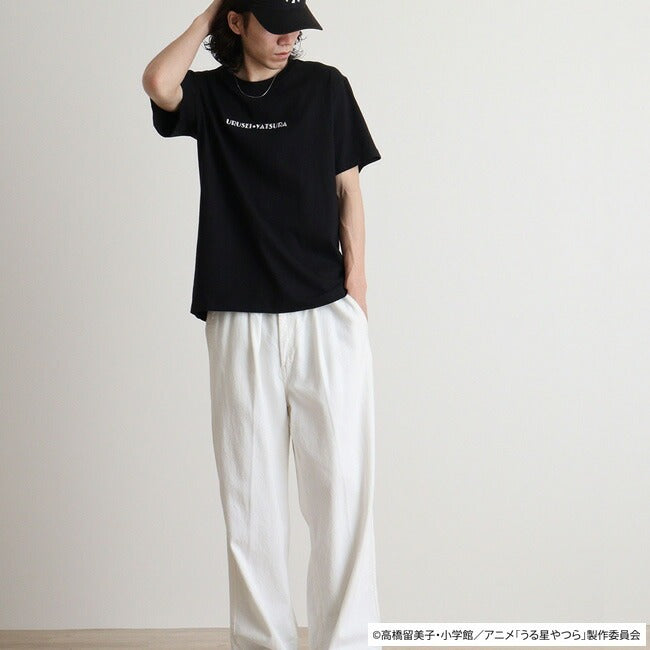 うる星やつら Tシャツ 半袖 トップス プリント 刺繍  ラムちゃん 小学館 漫画 アニメ キャラクター uy1142-11