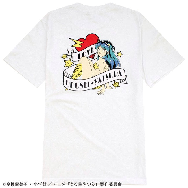 うる星やつら Tシャツ 半袖 トップス プリント 刺繍  ラムちゃん 小学館 漫画 アニメ キャラクター uy1142-11