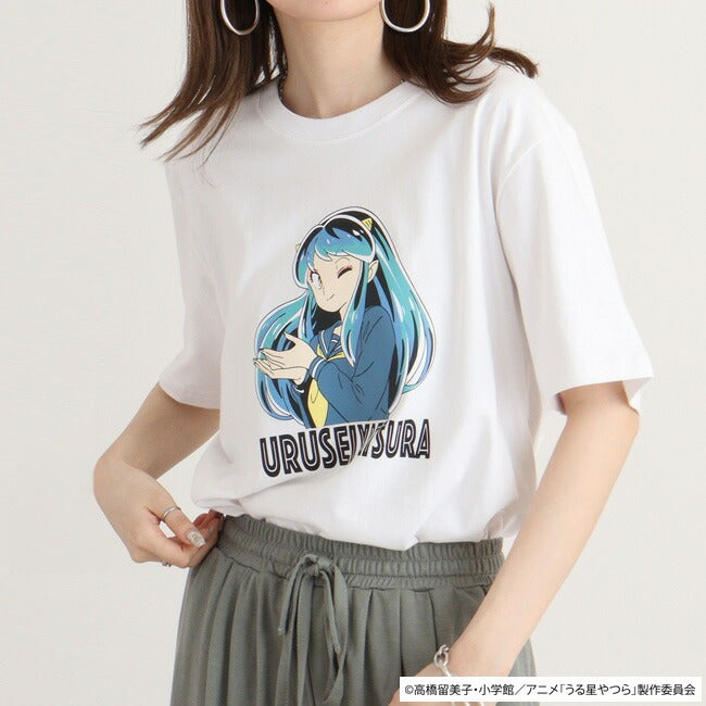 うる星やつら Tシャツ 半袖 トップス ラムちゃん 小学館 漫画 アニメ キャラクター uy1142-251