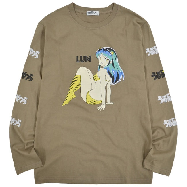 うる星やつら 小学館 ラムちゃん Tシャツ ロンT 長袖 プリント アニメ 漫画 M L LL uy1223-721